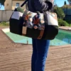 sac-cargo-voyage-upcycle-vert-02 sac cargo de voyage upcyclé vert fait main grand format