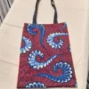 Tote Bag Réversible : L'Audacieux (Wax Volutes & Treillis)