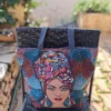Sac cabas africaine et patchwork 2 Grand sac cabas africaine et patchwork