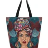 Grand sac cabas africaine et patchwork Grand sac cabas africaine et patchwork