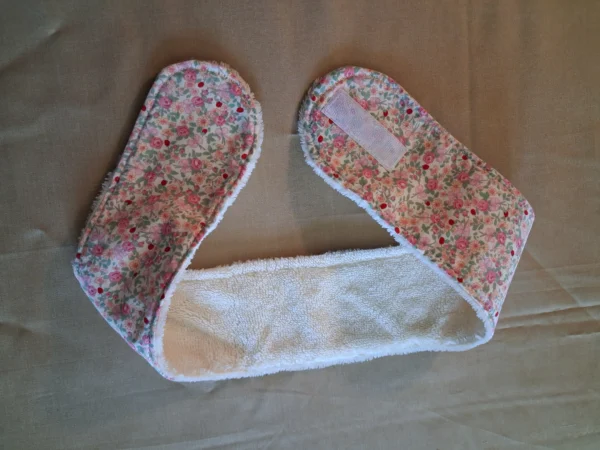 bandeau-soin-bambou-beige-coton-fleurs-fait-main-France