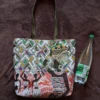 sac cabas odyssée Sac cabas scène de vie africaine et patchwork